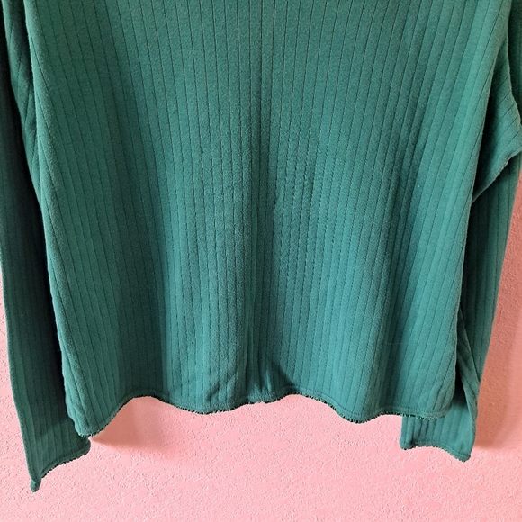 Harley Davidson Teal Long Sleeve Top - Picture 3 of 6